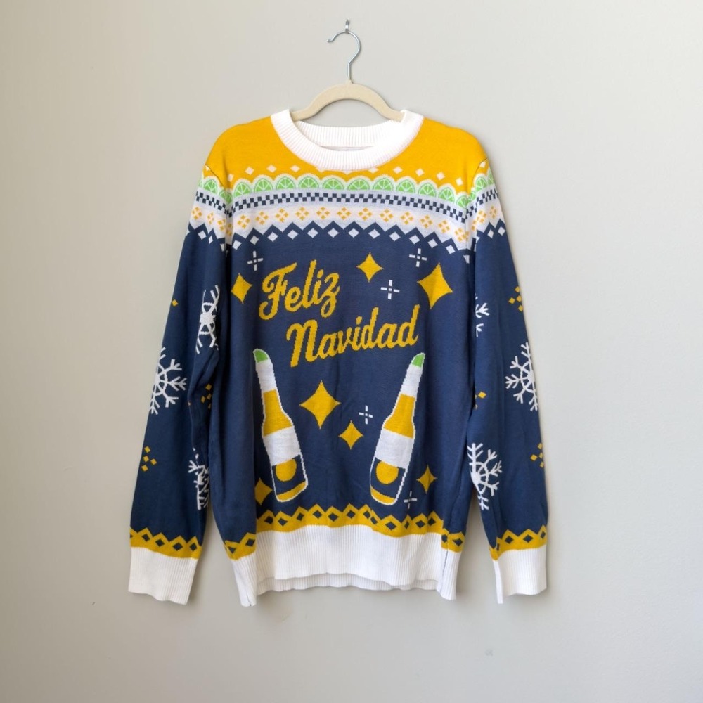 Fun Eccentric Corona Ugly Christmas Party Sweater